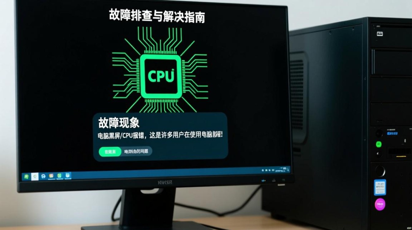 电脑黑屏CPU故障排查指南-图1