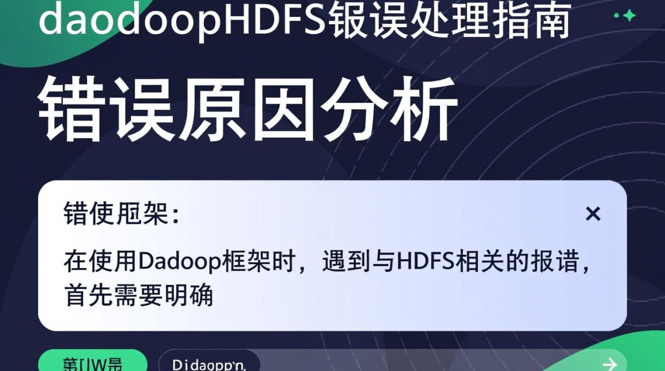 Dadoop使用HDFS时错误排查指南-图1
