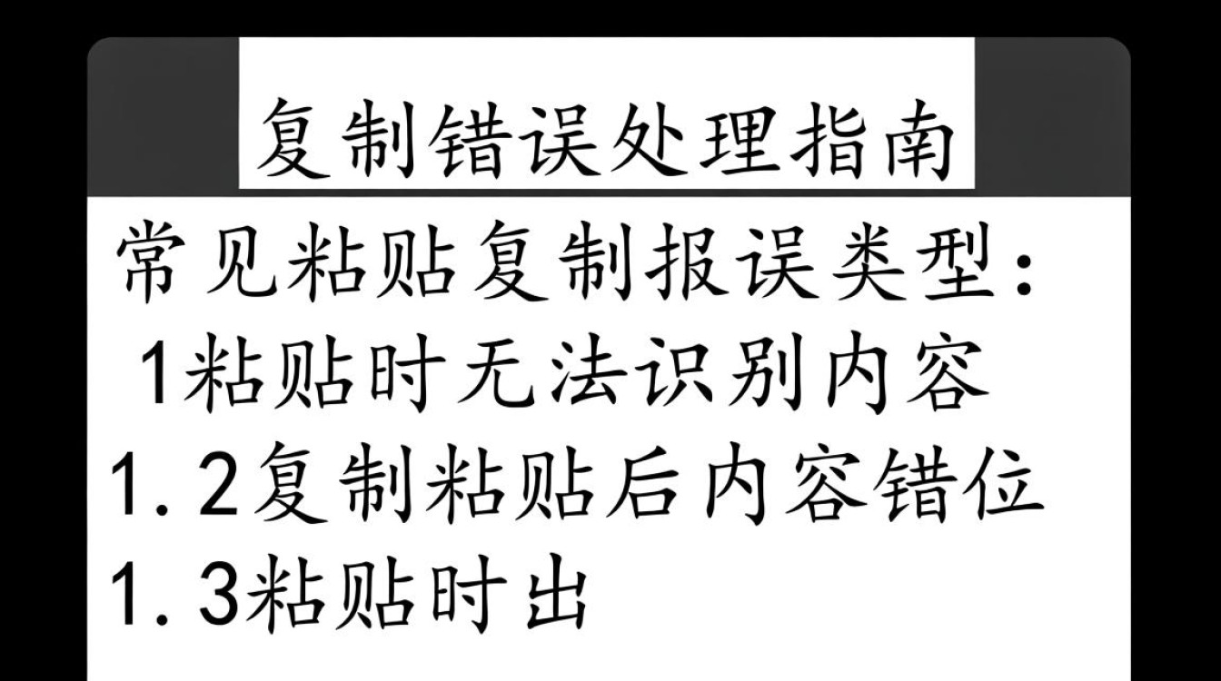 粘贴复制报错,探究常见问题及解决策略-图3 粘贴复制报错,探究常见问题及解决策略-图3