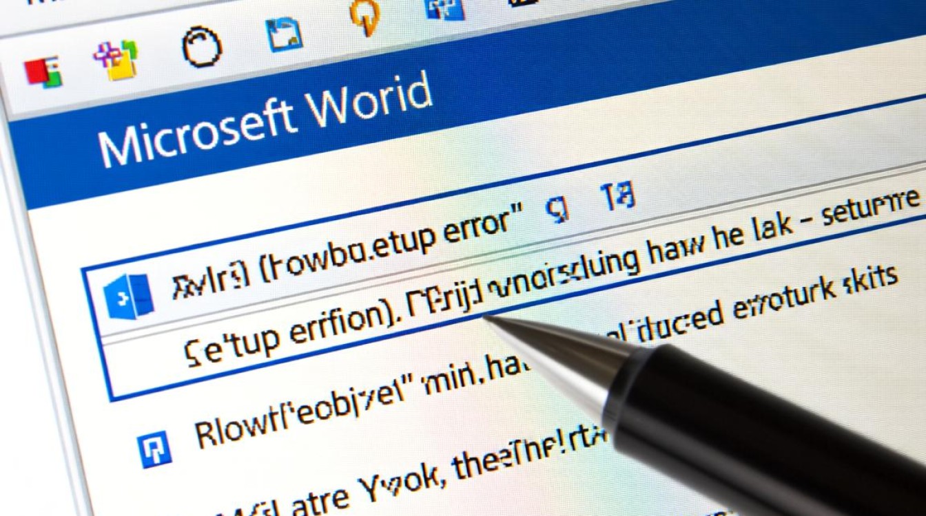 Word文档设置错误，setup error问题解析-图1