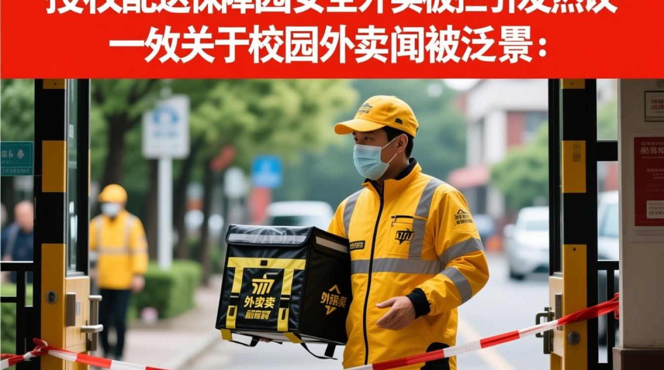 校园外卖配送权之争，校方唯一授权方拦截外卖服务-图1