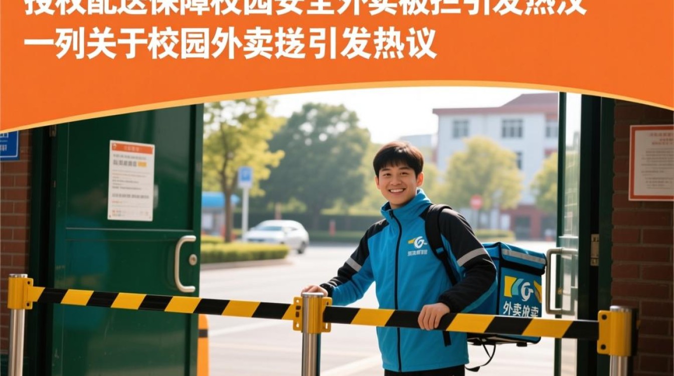 校园外卖配送权之争，校方唯一授权方拦截外卖服务-图2