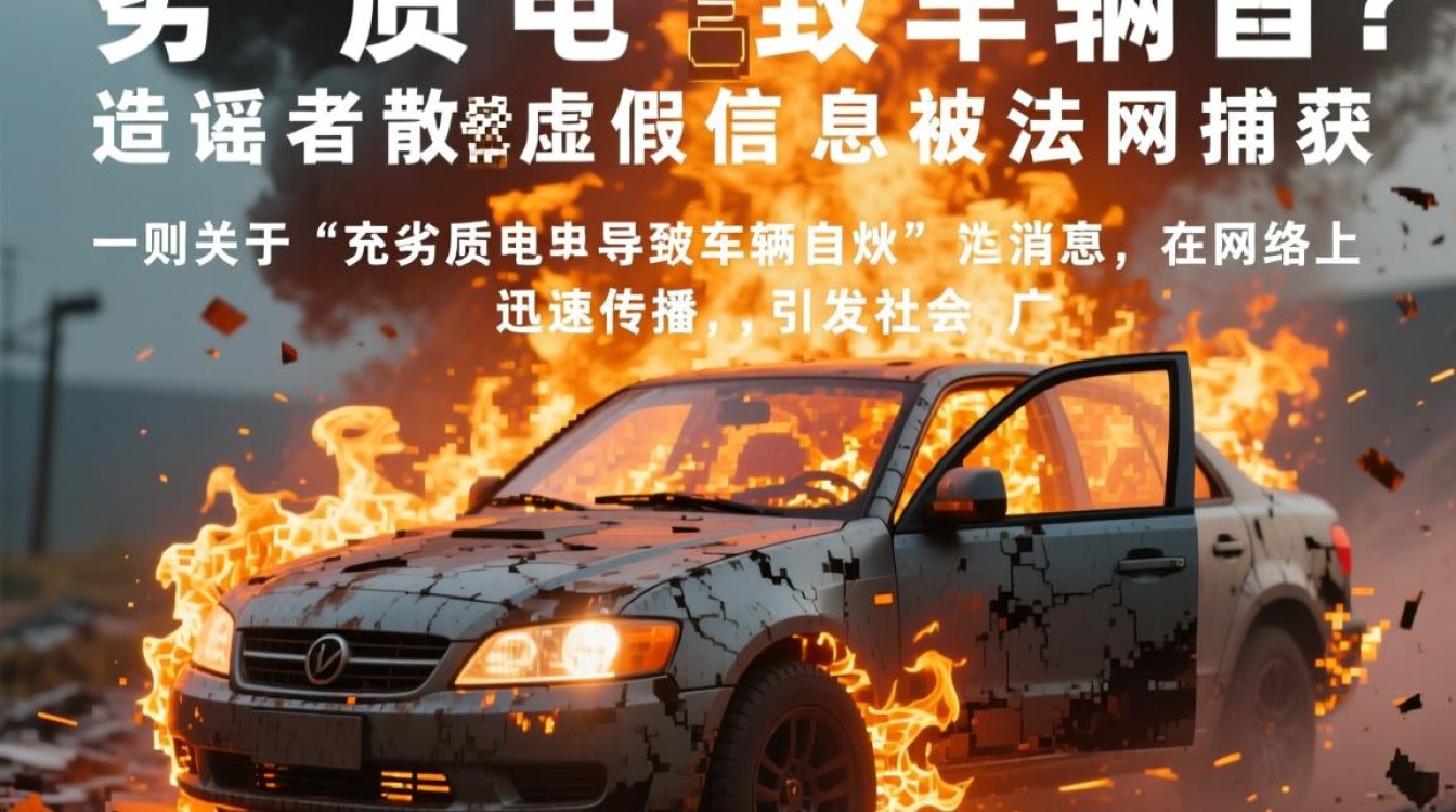 劣质电致车辆自燃谣言破灭,造谣者被捕-图3 劣质电致车辆自燃谣言破灭,造谣者被捕-图3