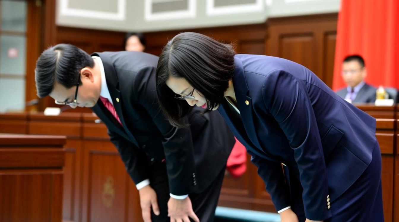 卢秀燕两次90度鞠躬诚挚道歉-图1 卢秀燕两次90度鞠躬诚挚道歉-图1