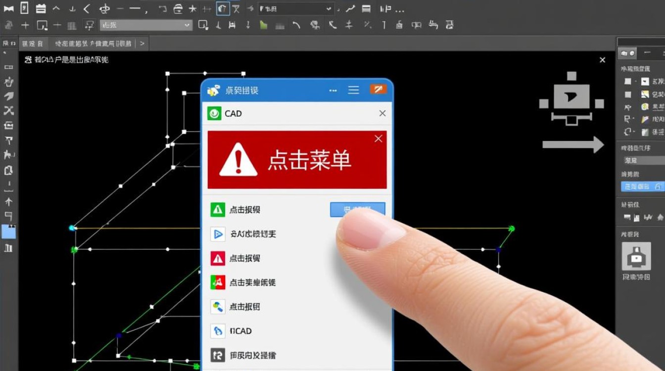 CAD点击菜单异常故障排查指南-图3