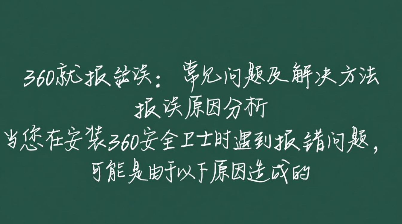 安装360安全卫士时频繁报错,问题解析与解决-图2 安装360安全卫士时频繁报错,问题解析与解决-图2