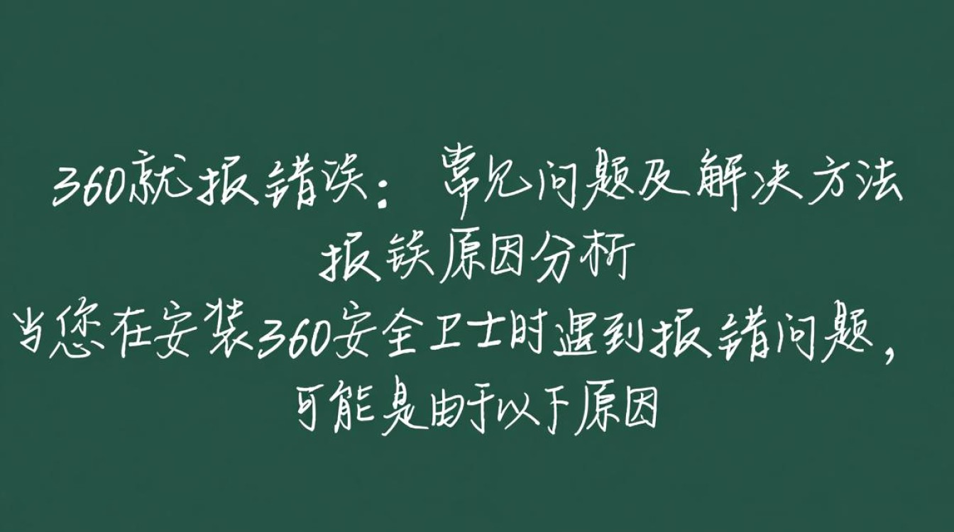 安装360安全卫士时频繁报错,问题解析与解决-图3 安装360安全卫士时频繁报错,问题解析与解决-图3
