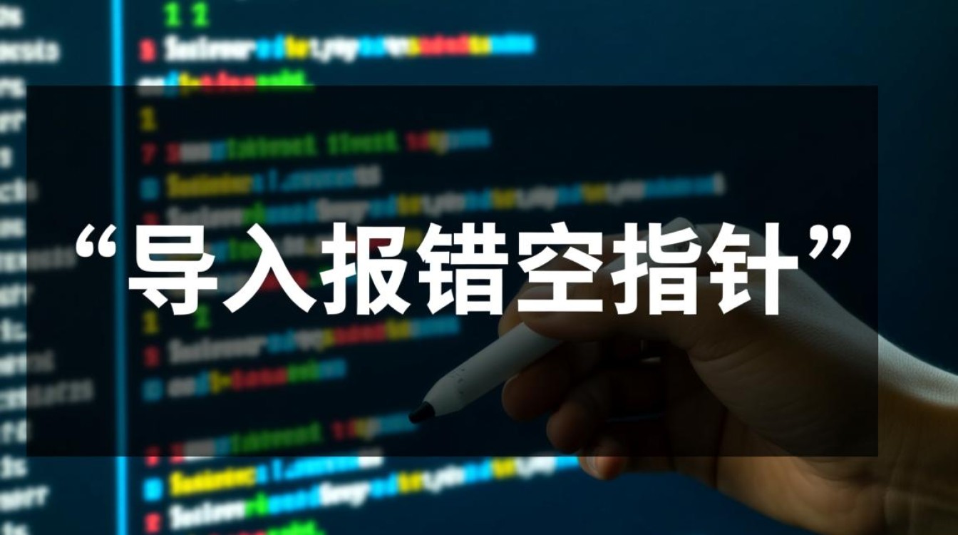 空指针导入错误排查指南-图3