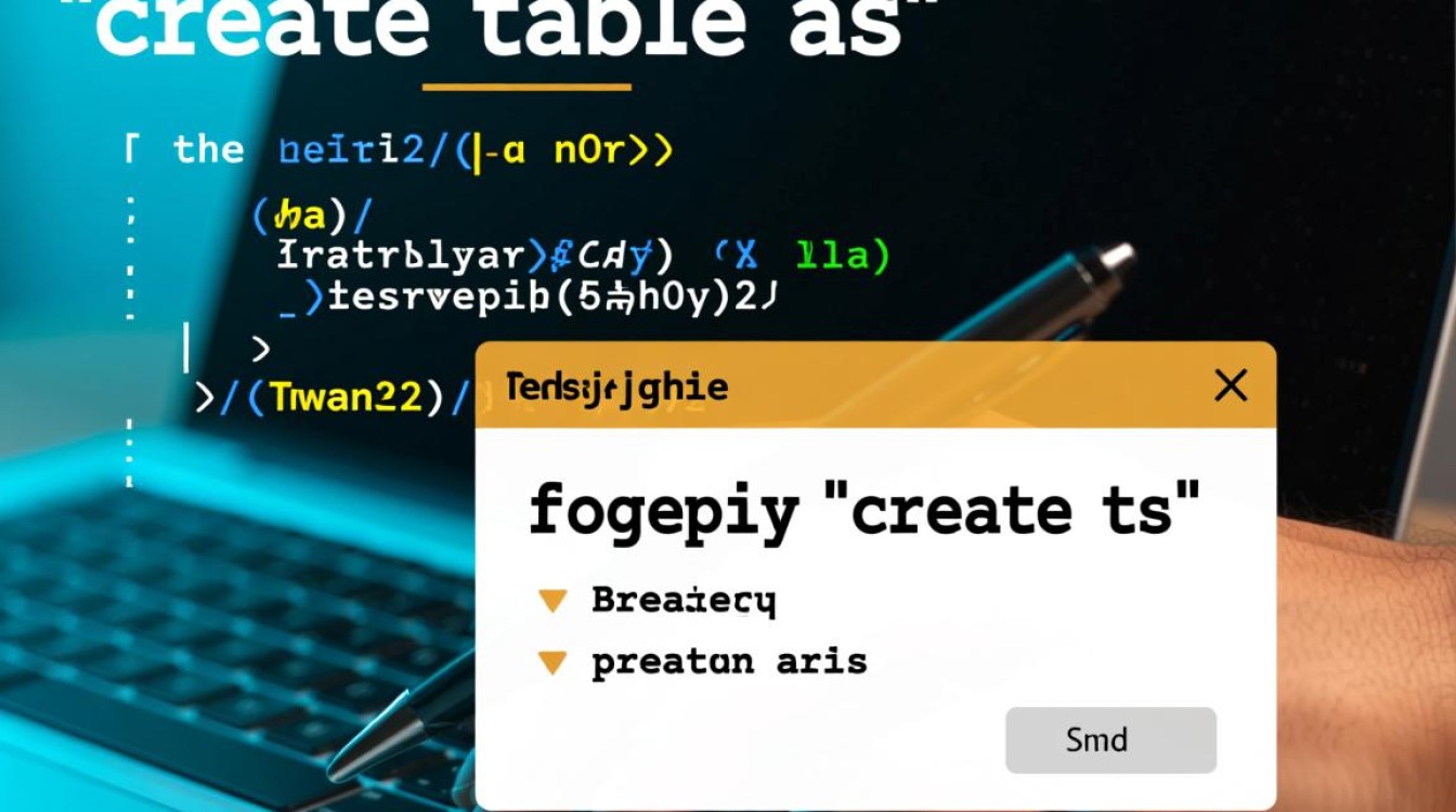 创建表时使用CREATE TABLE AS命令出现错误问题解析-图1 创建表时使用CREATE TABLE AS命令出现错误问题解析-图1