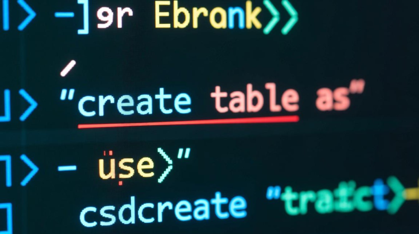 创建表时使用CREATE TABLE AS命令出现错误问题解析-图3 创建表时使用CREATE TABLE AS命令出现错误问题解析-图3