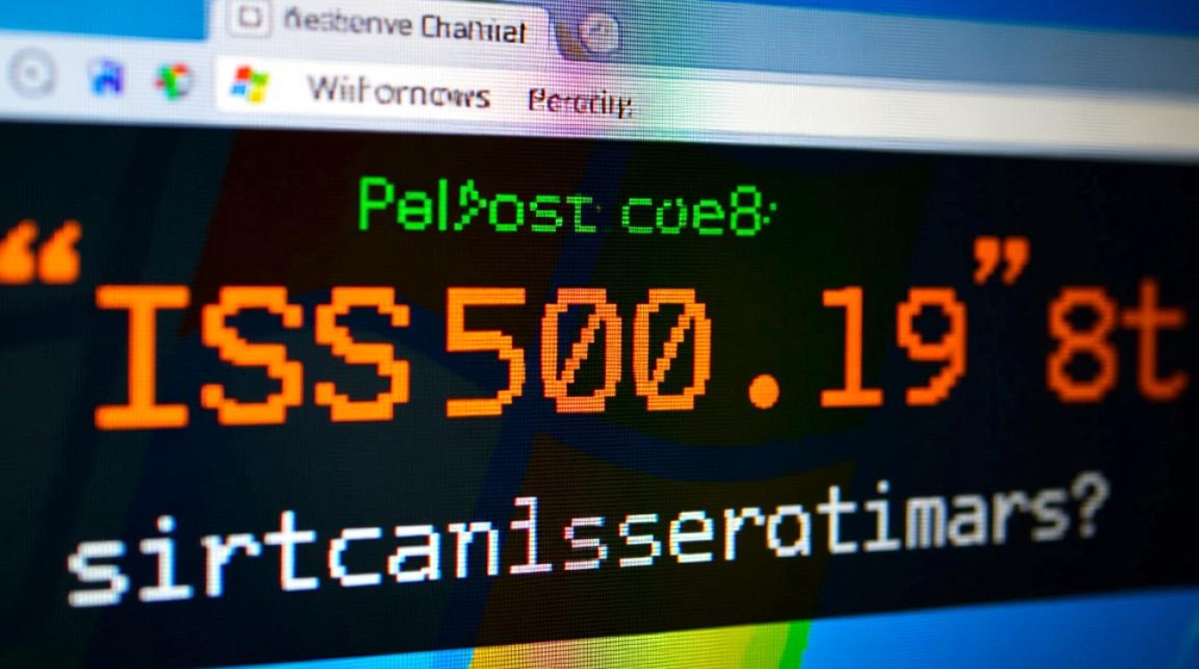 IIS 500.19错误排查指南-图3