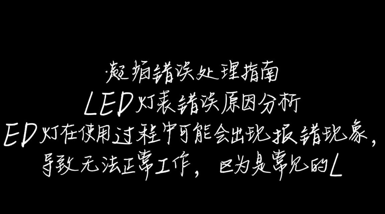 LED灯更换故障排查指南-图2 LED灯更换故障排查指南-图2