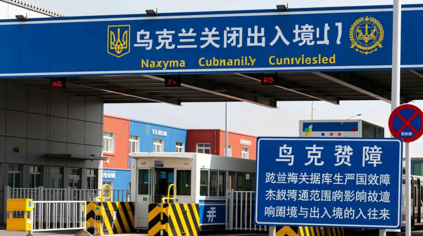 乌国海关系统故障导致出入境通道暂时关闭-图1