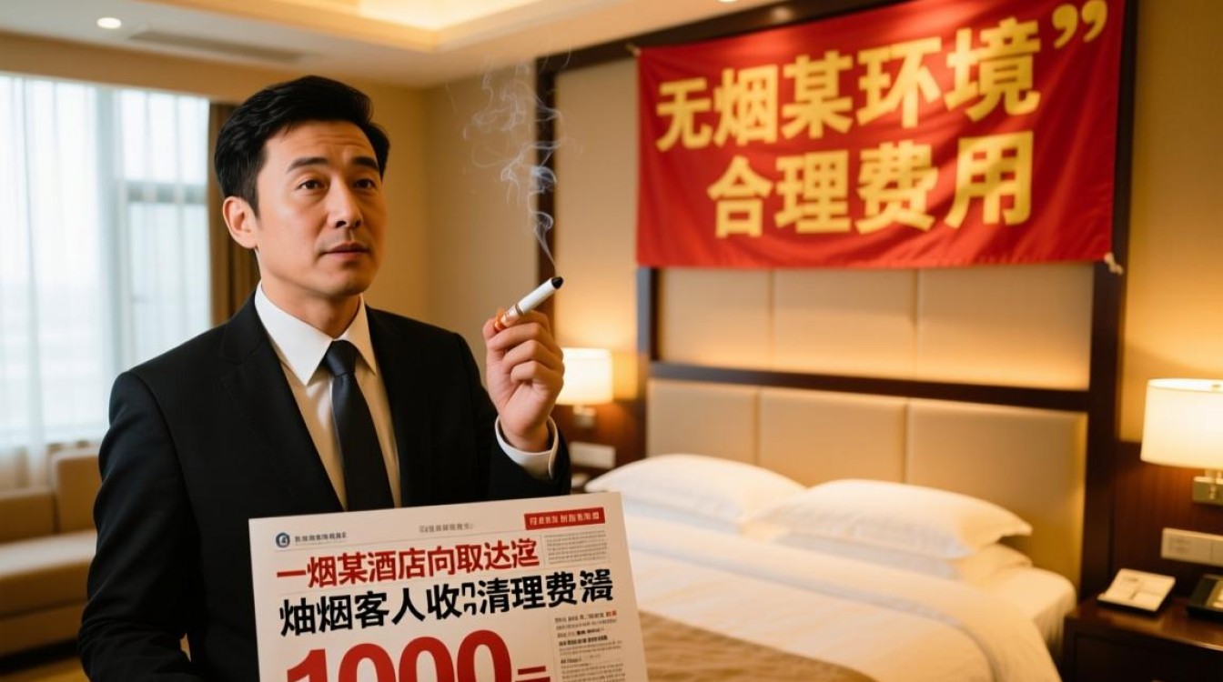 酒店因客人抽烟收取1000元清理费引争议-图1