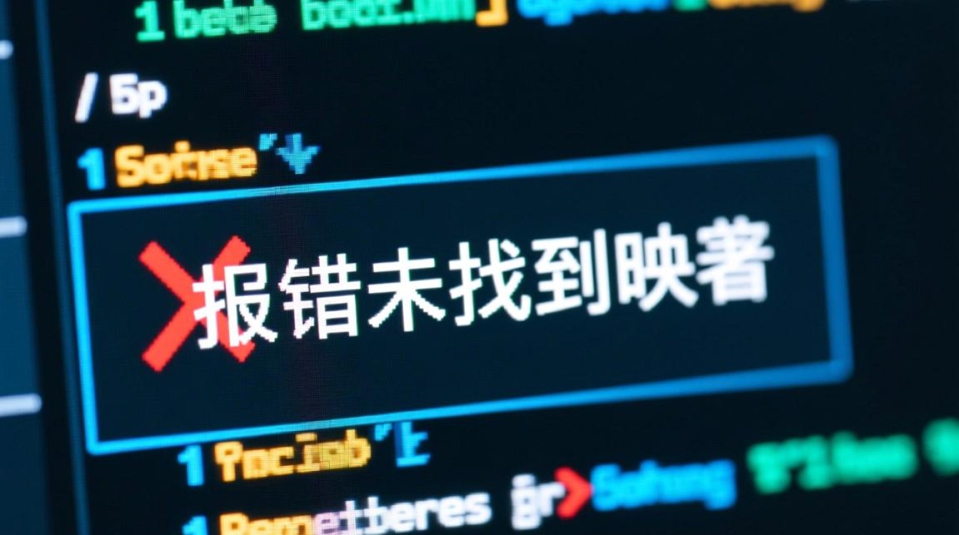 报错，系统未找到相应映射配置-图2