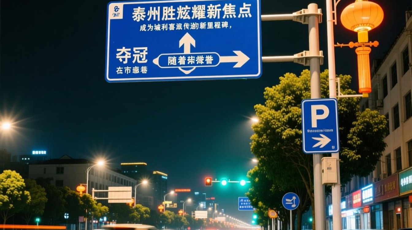 泰州荣耀，夺冠后路牌齐贺胜利-图2