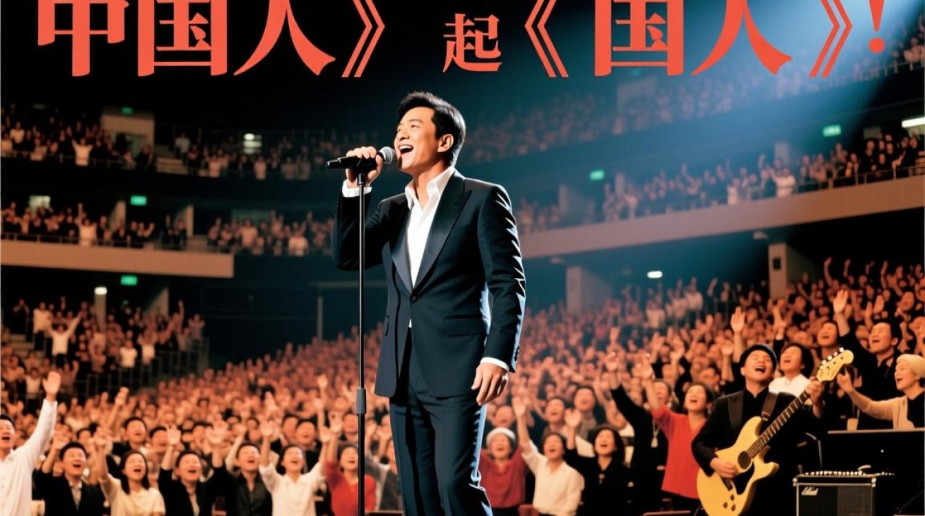 刘德华经典重唱中国人引发全场共鸣大合唱-图1