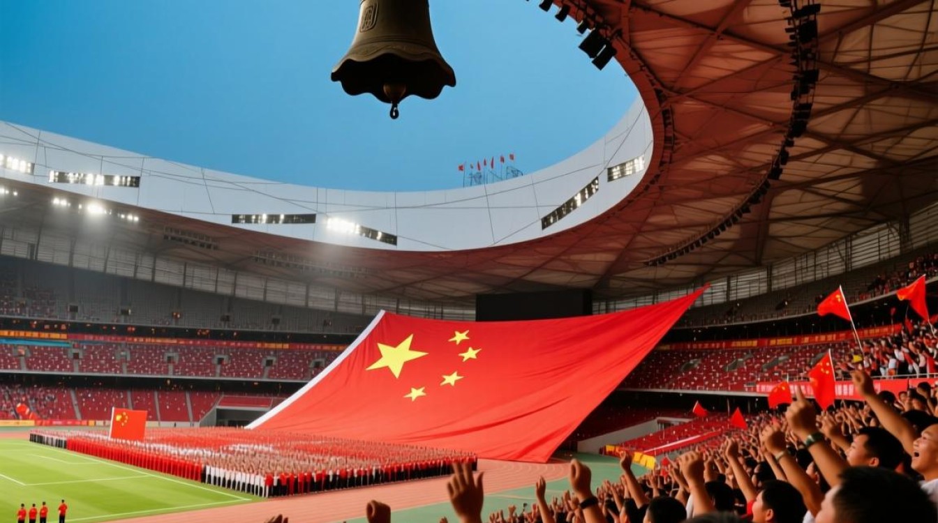 歌唱祖国奏响,五星红旗入场仪式感人至深-图1 歌唱祖国奏响,五星红旗入场仪式感人至深-图1
