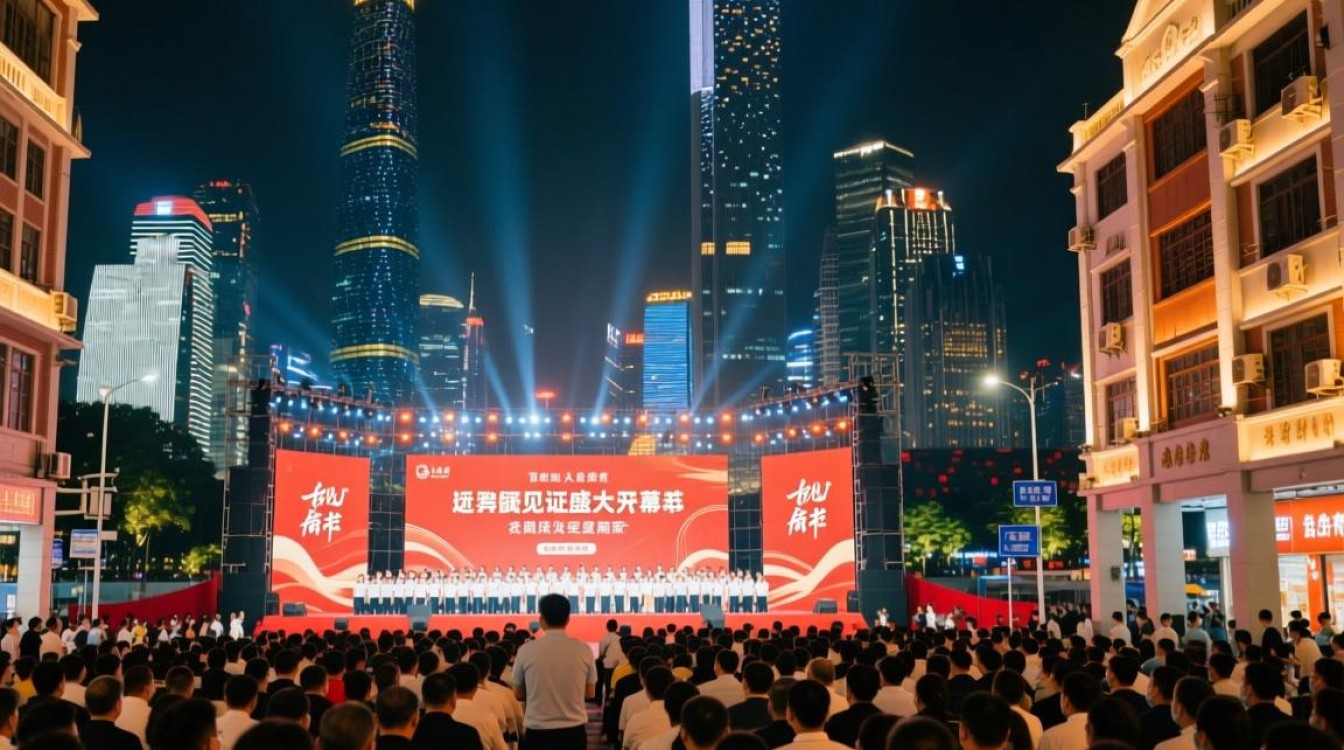 广州市民同姿势共赏开幕式盛况-图2