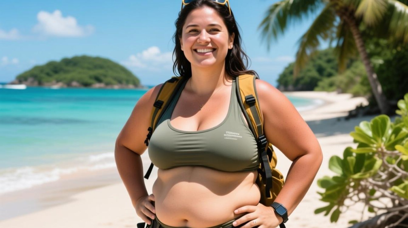 海岛求生35天，女子成功减肥28斤！-图3