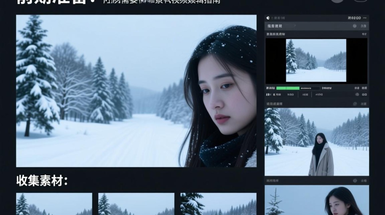 冬日哀愁，雪景伤感视频剪辑指南-图1