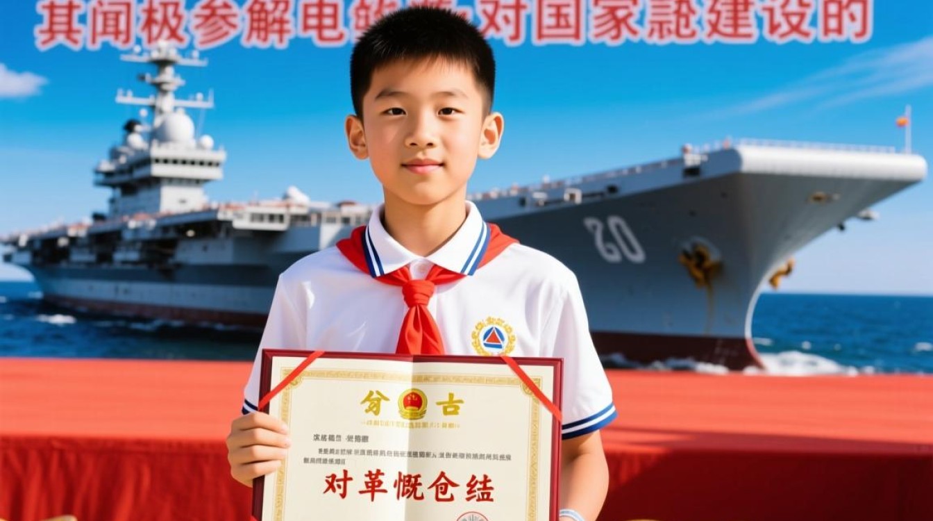 福建舰手表助力少年圆梦，捐款造航母男生获赠珍贵礼物-图2