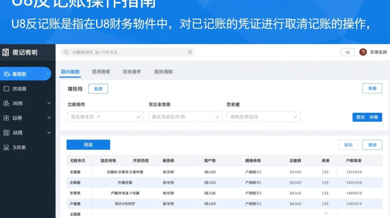 U8反记账操作指南-图3