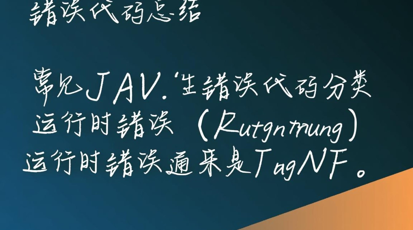 Java常见错误代码解析汇总-图1 Java常见错误代码解析汇总-图1