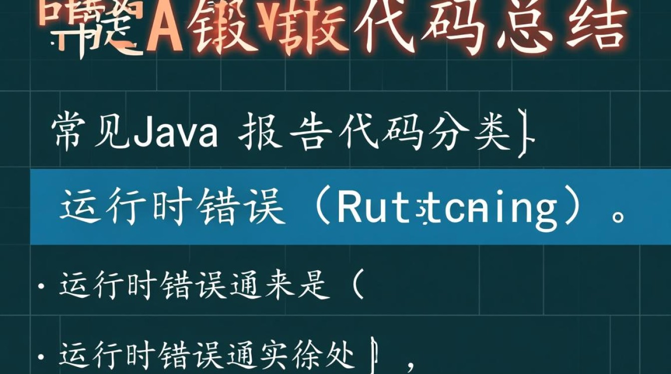 Java常见错误代码解析汇总-图2 Java常见错误代码解析汇总-图2