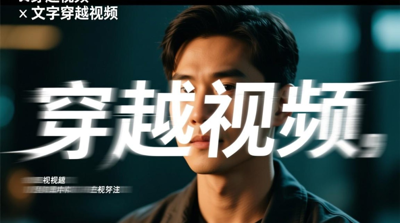 视频剪辑技巧，如何实现文字穿越效果-图1