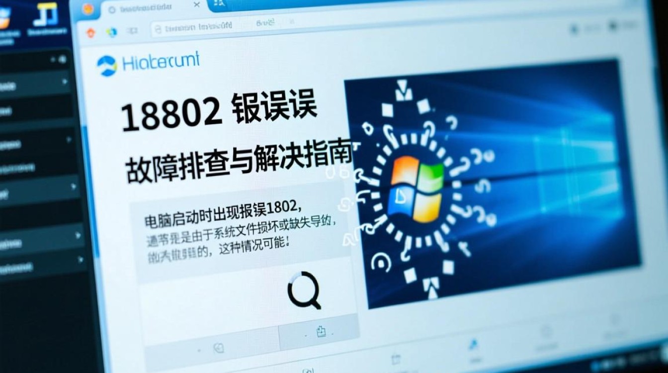 电脑启动报错1802,系统文件损坏排查指南-图2 电脑启动报错1802,系统文件损坏排查指南-图2