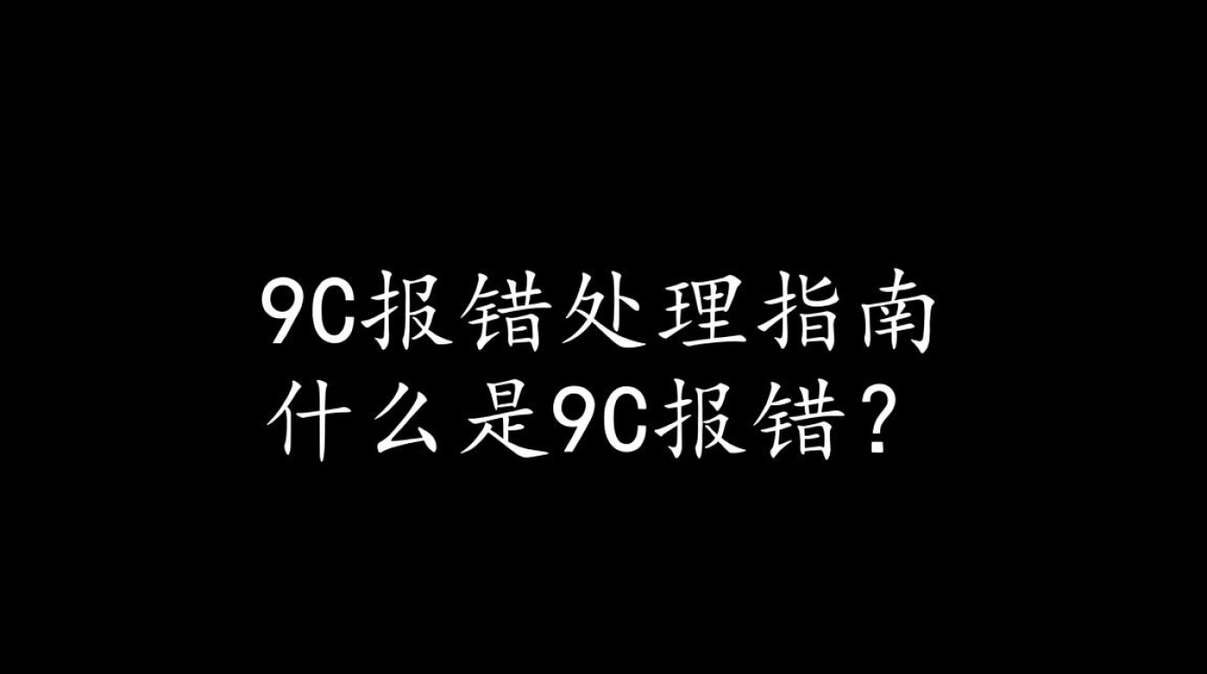 9c系统报错原因及解决方案-图1