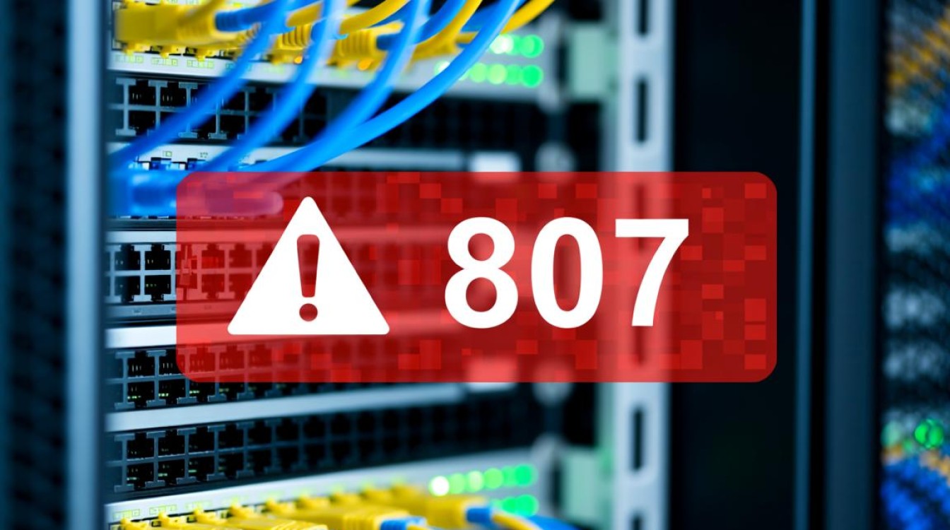 网络连接错误代码807解析指南-图1