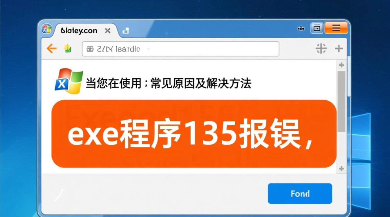 解决exe程序135错误，深度排查与修复指南-图3