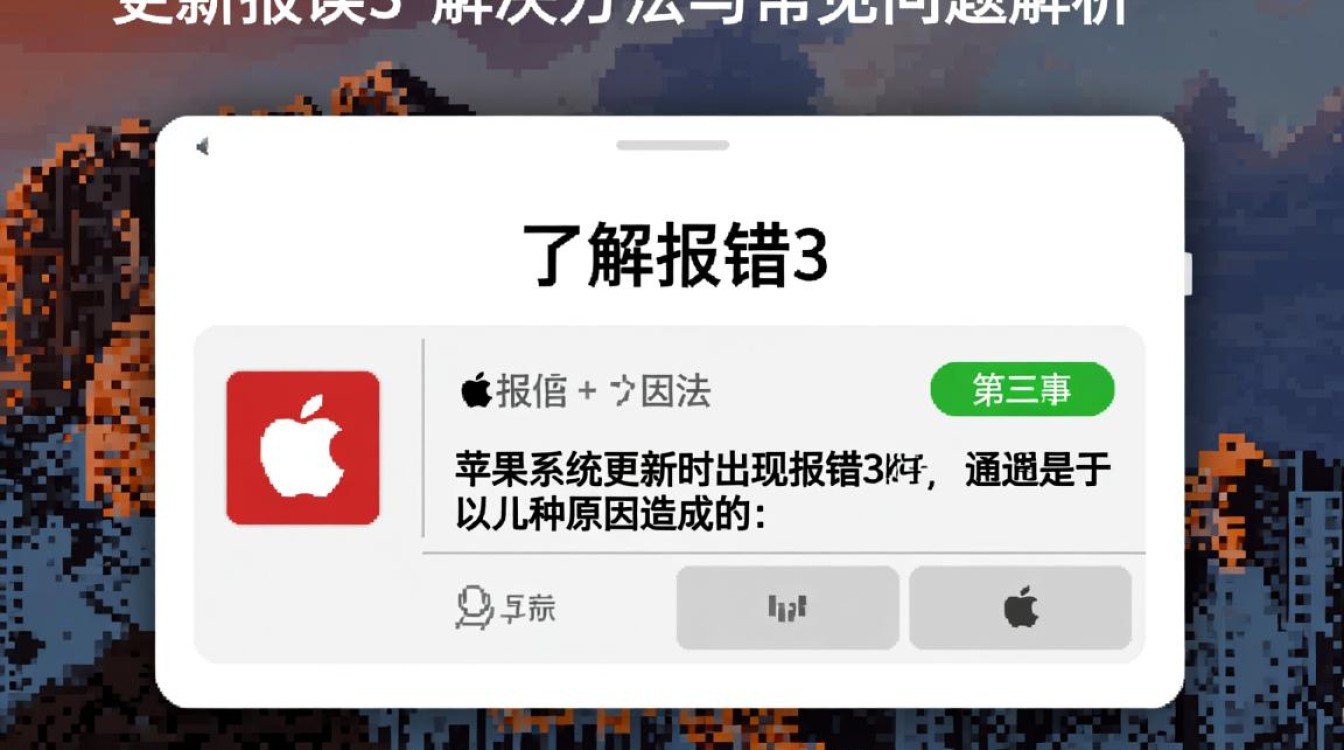 苹果系统更新故障解析-图1