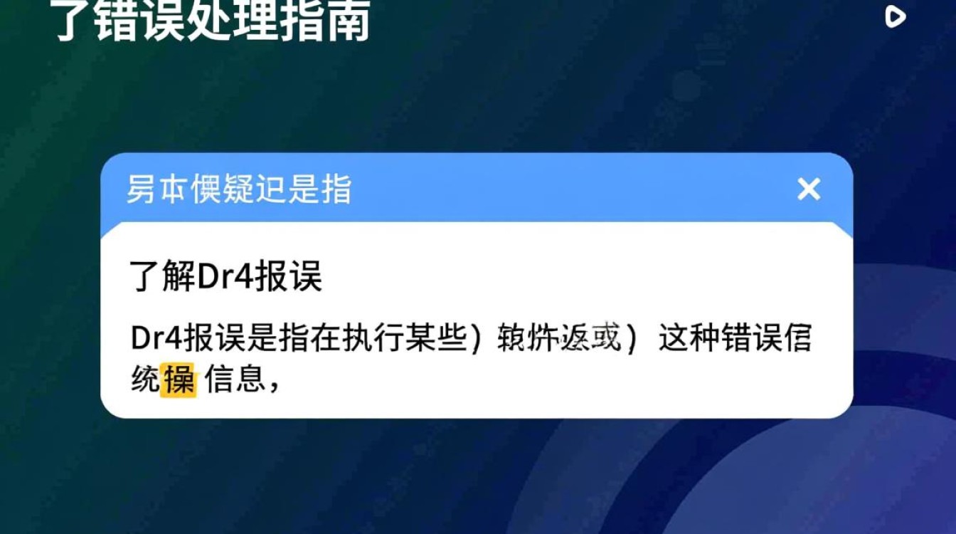 DR4系统运行错误排查指南-图2
