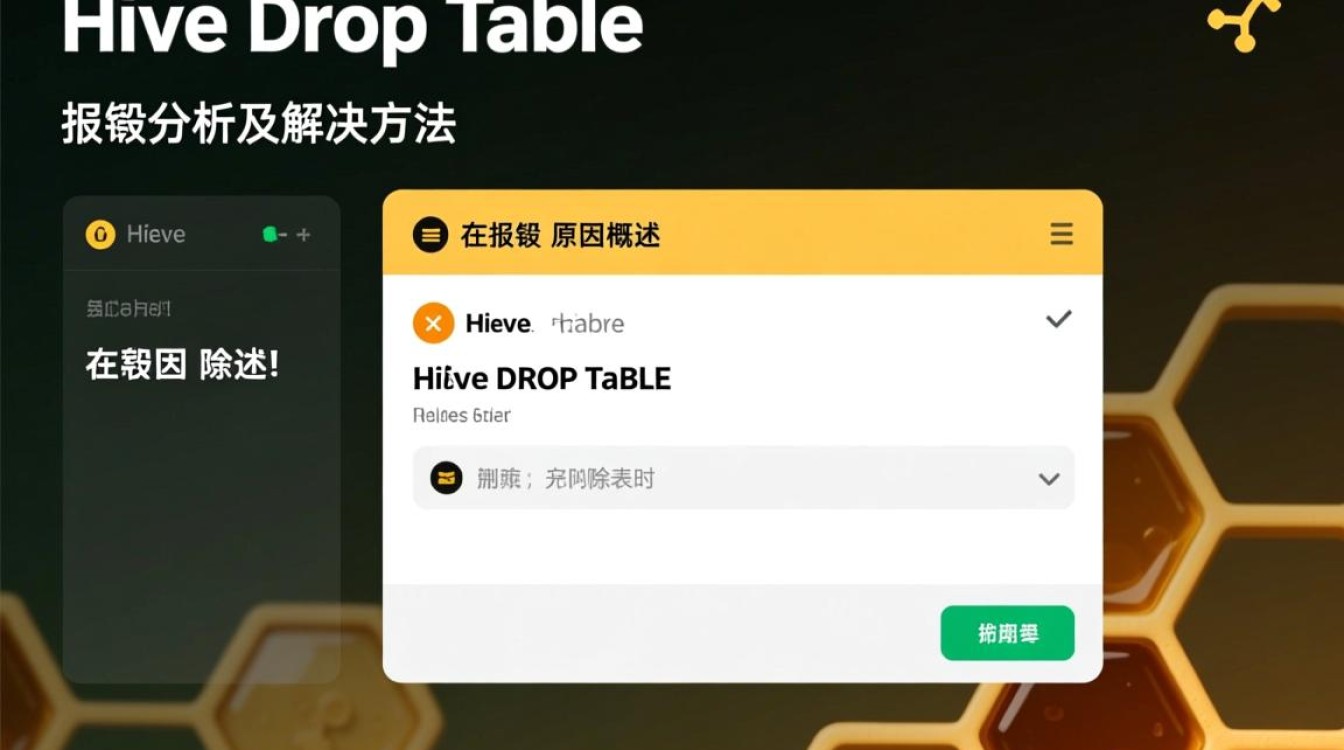 Hive中删除表操作失败错误处理指南-图3