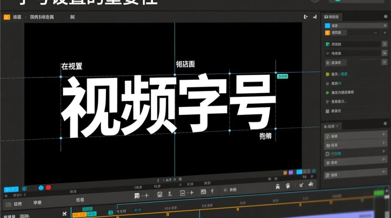 视频剪辑字号调整技巧指南-图1