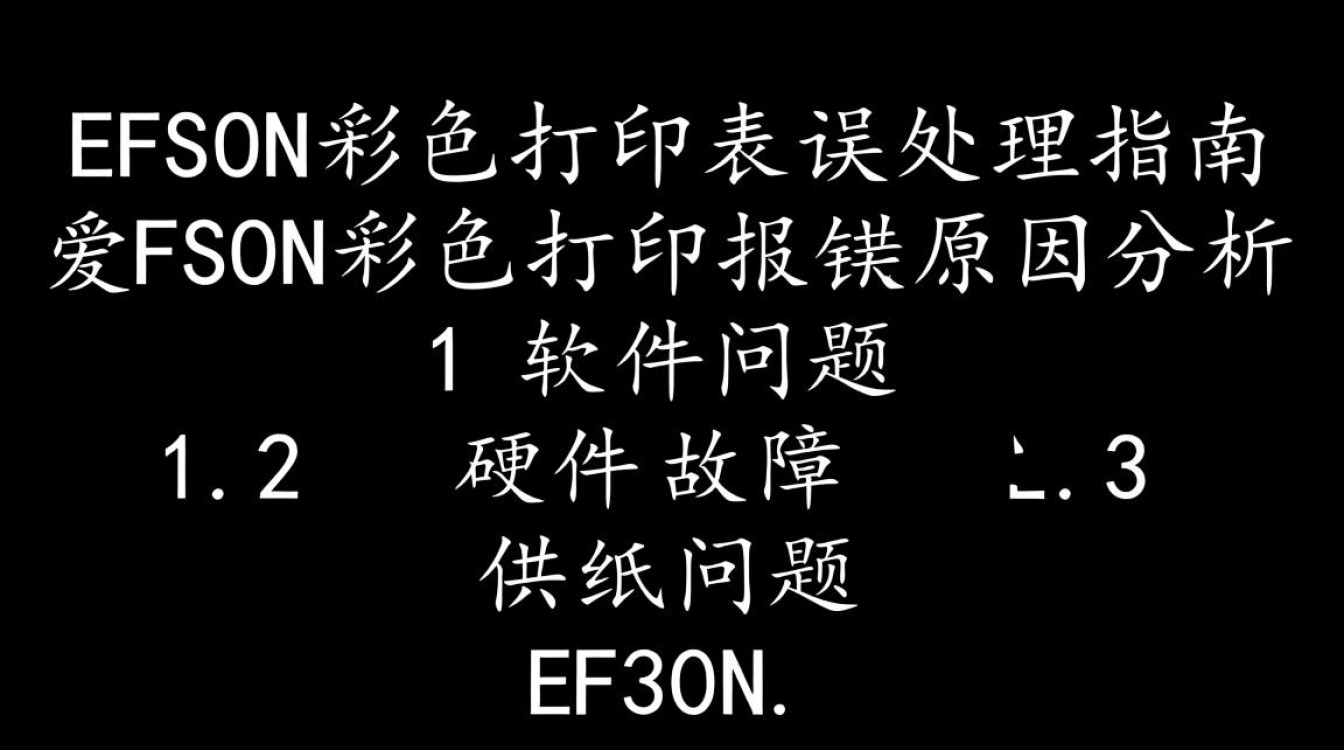 爱普生彩色打印机报错故障排查指南-图3