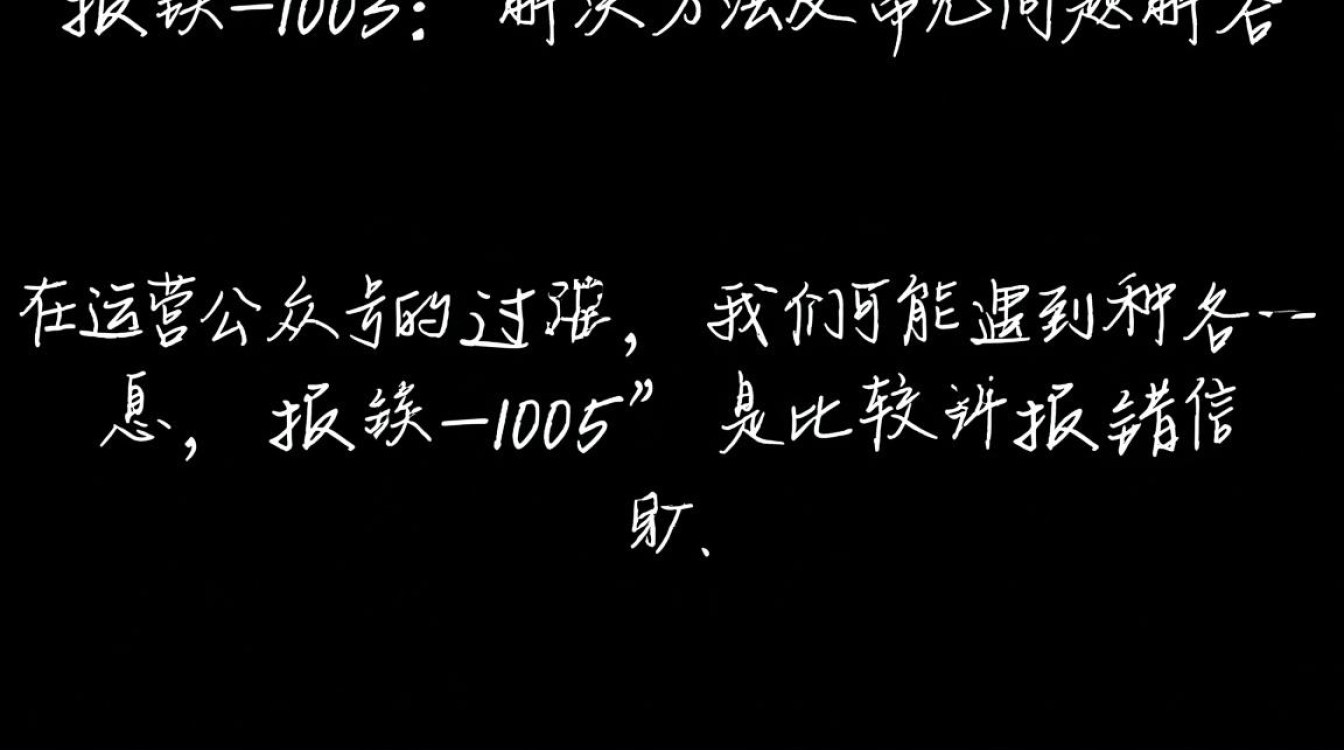 公众号报错处理攻略，破解-1003错误难题-图1
