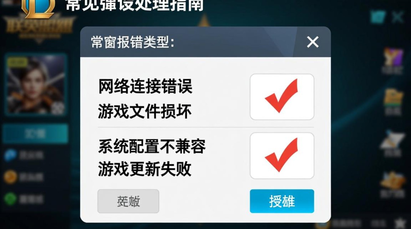 英雄联盟游戏弹窗报错处理指南-图1