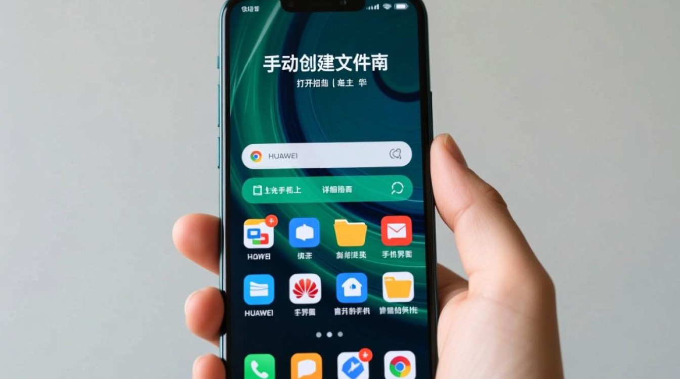 华为手机高效创建文件夹技巧-图1