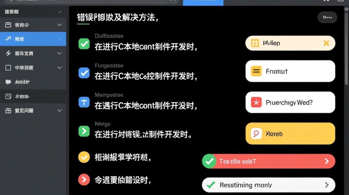 C语言本地控件错误处理指南-图1 C语言本地控件错误处理指南-图1