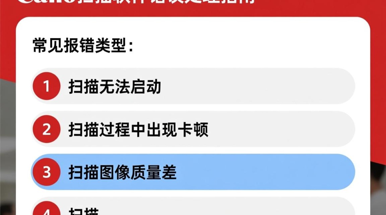 佳能扫描软件错误处理指南-图2