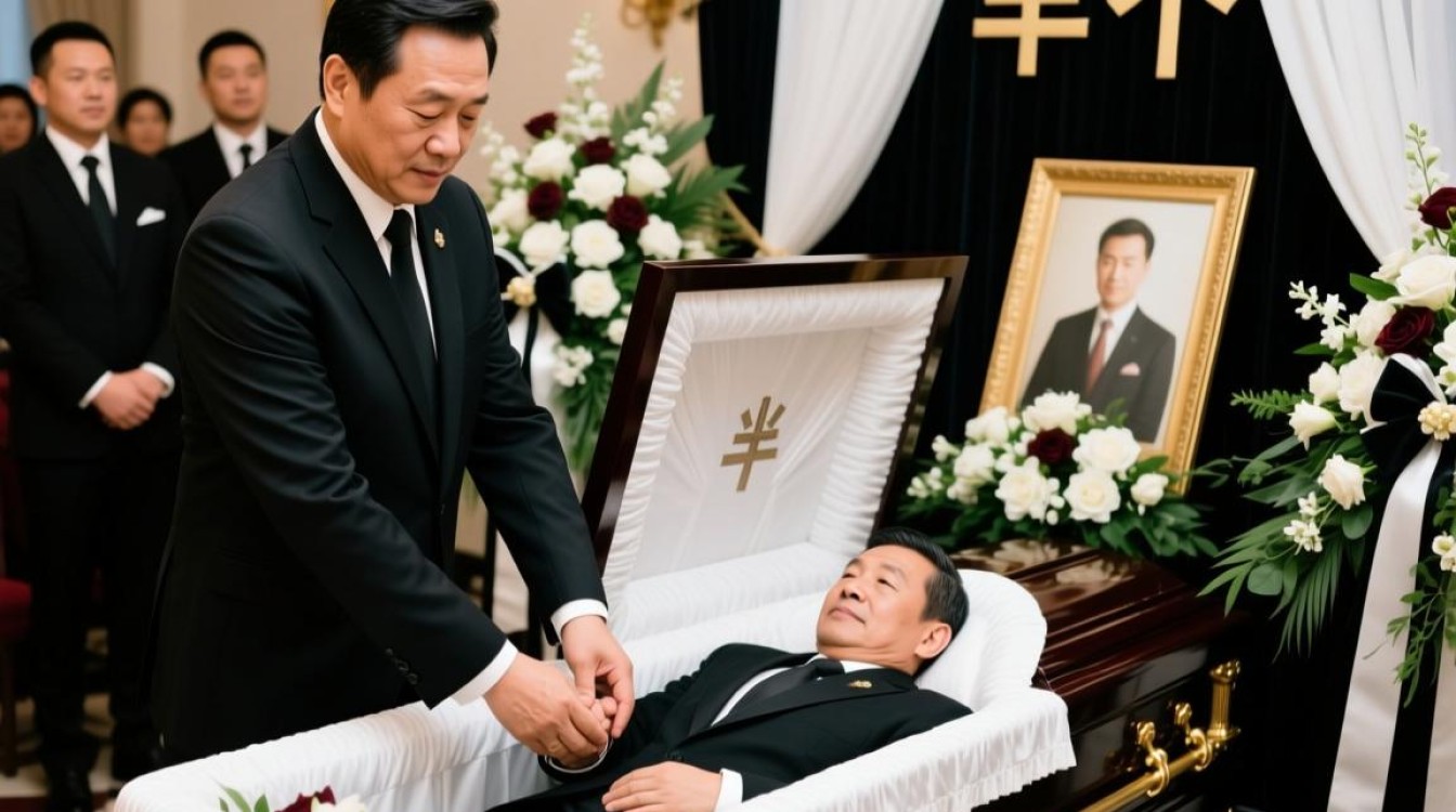 41岁男子举行独特‘半个葬礼’仪式-图1