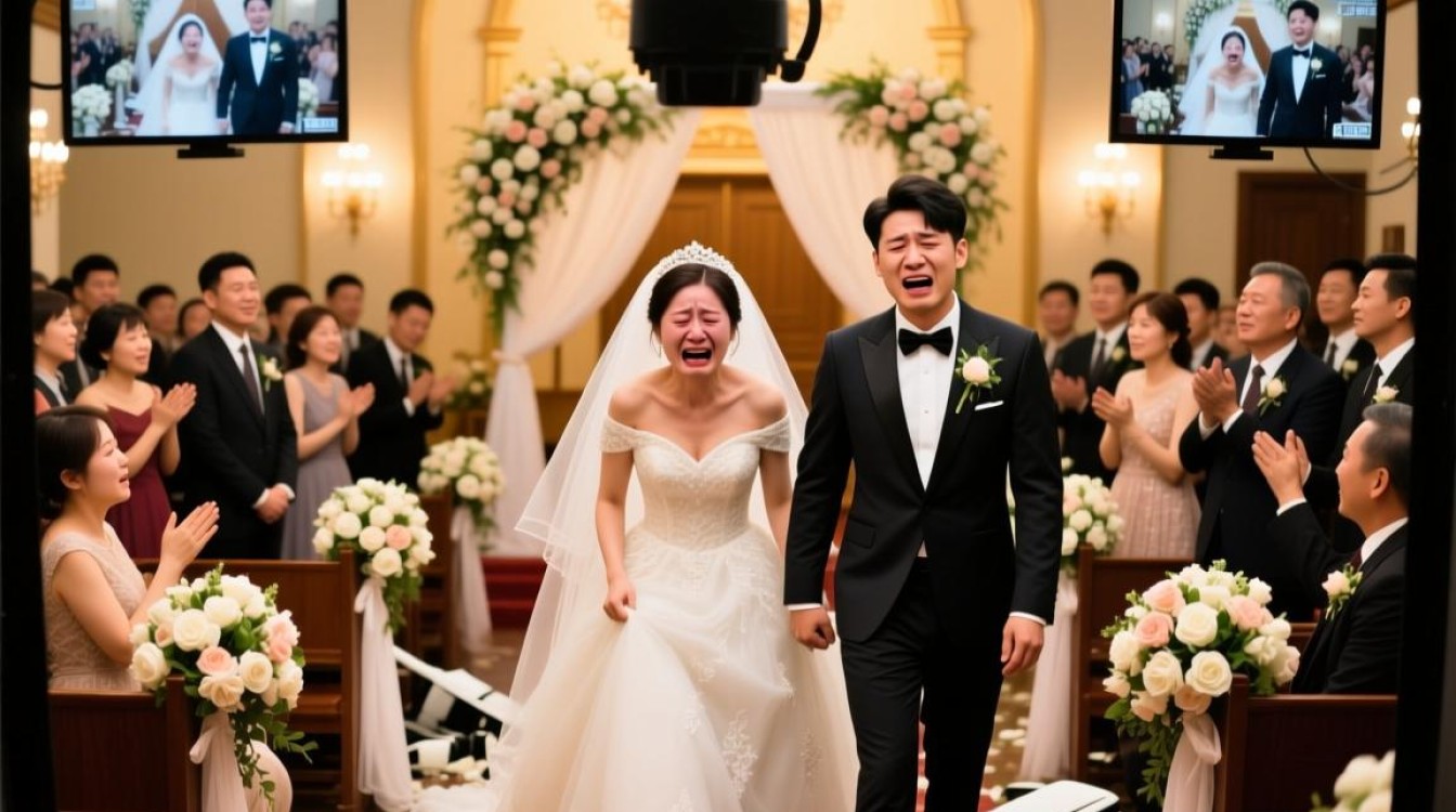 新娘婚礼现场惊现监控录像，婚礼镜头被无情替换引发崩溃-图1