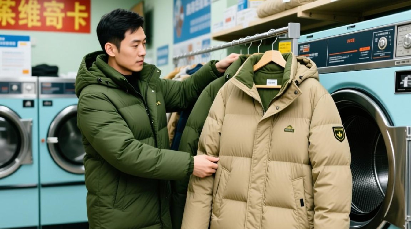 羽绒服选购，避开军绿色与卡其色？洗衣店老板有话说-图2