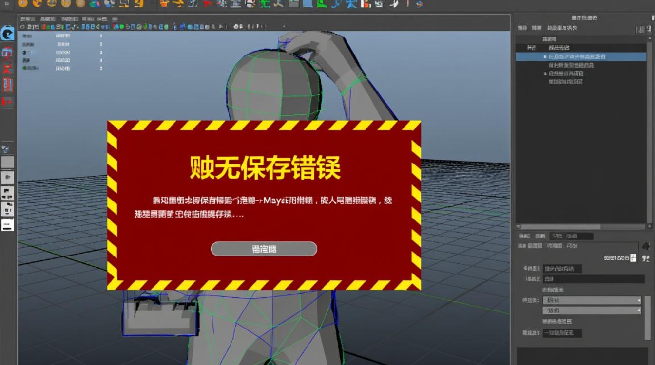Maya保存文件时频繁报错,原因及解决方案-图1 Maya保存文件时频繁报错,原因及解决方案-图1