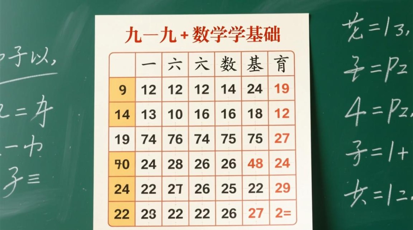 轻松学会，自制精美九九乘法表教程-图1