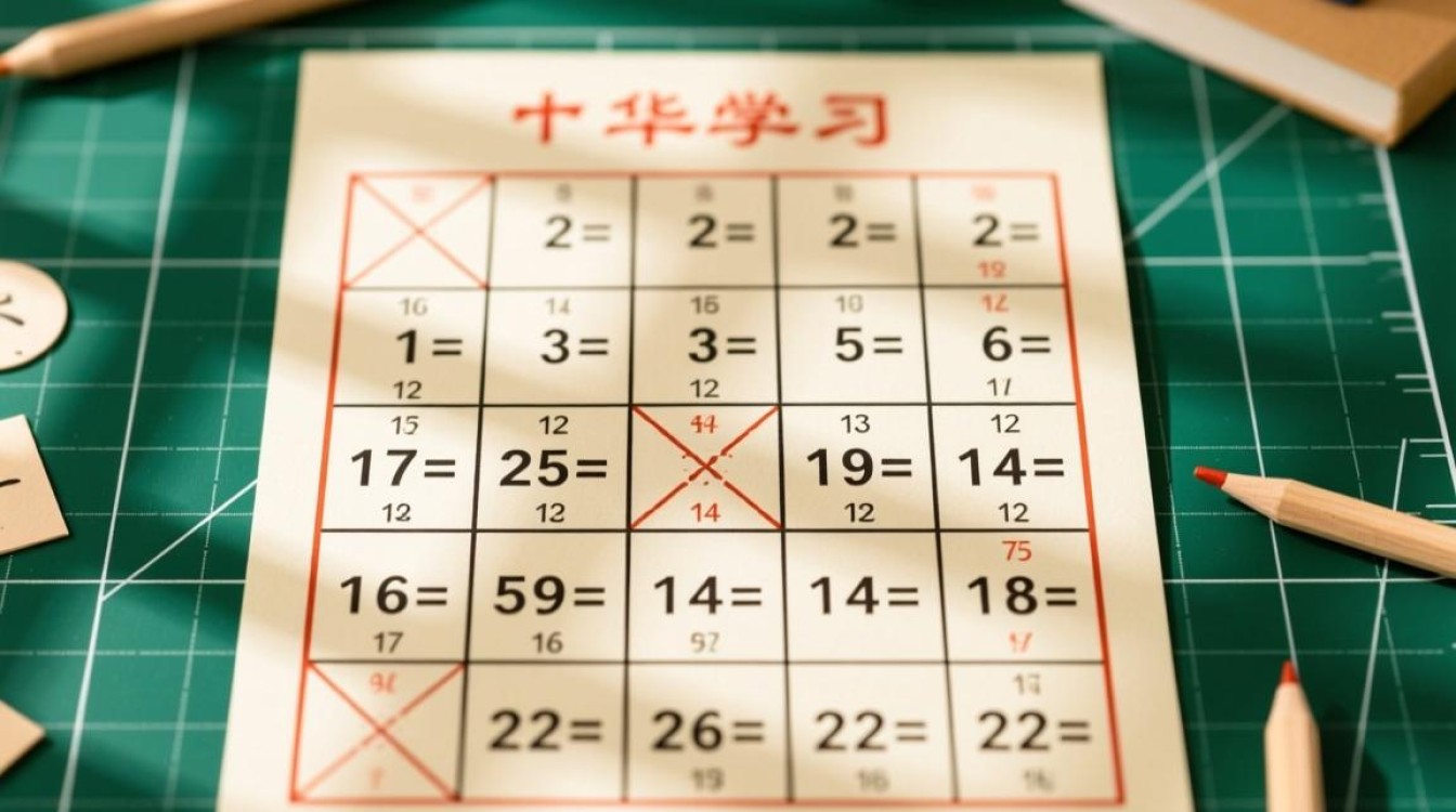 轻松学会，自制精美九九乘法表教程-图2